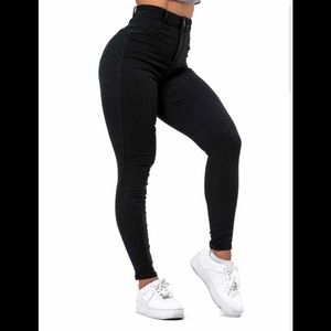 Womens Contour V2 High Waisted Fitjeans - Black